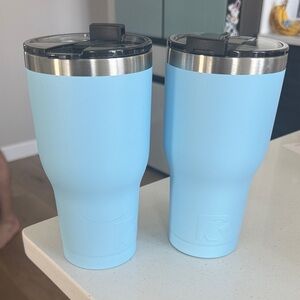 RTIC set of light blue insulted tumblers